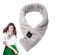 Sciarpa riscaldata, scaldacollo ricaricabile, scaldacollo invernale, design con cerniera invisibile, scaldacollo invernale con cerniera invisibile, tutore per il collo riscaldato per interni ed