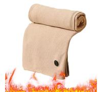 Sciarpa Riscaldata Scialle a 3 Livelli | Coperte Elettriche Riscaldanti con Spegnimento Automatico dopo 4 Ore per Donne Auto Campeggio Escursionismo Casa Viaggi