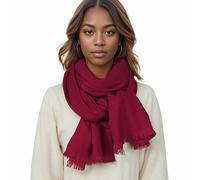 Sciarpa Scialle Donna Invernale Stola Vin Rosso Sciarpe Foulard Pashmina Elegante Cerimonia