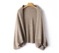 Sciarpa scialle lavorata a maglia da donna in lana 100% morbida maglieria calda cardigan mantello avvolge spalla collo proteggere sciarpe di pashmina doppio uso