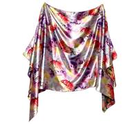 SCIARPA Seta 150x70 cm Foulard Coprispalle Stola Elegante Classica Morbida