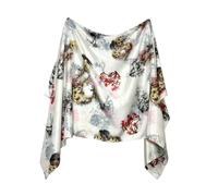 SCIARPA Seta 150x70 cm Foulard Coprispalle Stola Elegante Classica Morbida