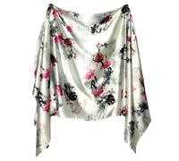 SCIARPA Seta 150x70 cm Foulard Coprispalle Stola Elegante Classica Morbida