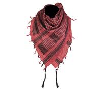 Mil-Tec Uomo Shemagh Halstuch, rosso/nero, Taglia unica