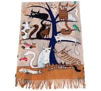 Sciarpa stola unisex Klimt VanGogh Kandinsky Monet foulard scialle TOOCOOL A001