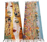Sciarpa stola unisex Klimt VanGogh Kandinsky Monet foulard scialle TOOCOOL A001