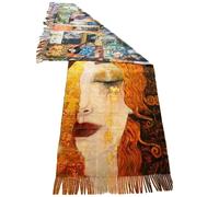 Sciarpa stola unisex Klimt VanGogh Kandinsky Monet foulard scialle TOOCOOL A001