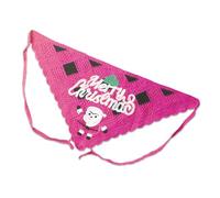 Sciarpa triangolare a tema natalizio copricapo da viaggio dolce uncinetto artistico foulard da donna fascia da indossare tutti i giorni