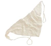 Sciarpa triangolare in pizzo alla moda da donna accessorio alla moda stile fattoria francese Hairpieces per donne moderne e adolescenti elegante copricapo in pizzo