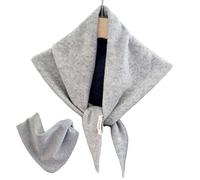 Sciarpa Triangolare Lavorata A Maglia | Scialle Caldo Autunno Inverno,Scaldacollo, Fazzoletto Avvolgente Per La Testa Delicato Sulla Pelle | Sciarpa Con Del Viso Per Il Collo Per La Stagione Fredda