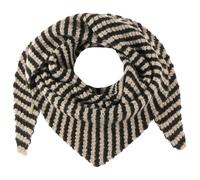 Sciarpa Triangolare Twotone Knit by Seeberger beige-nero One Size