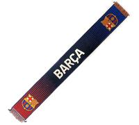 SCIARPA UFFICIALE BARCELLONA ORIGINALE modello jaquard LOGO BLAUGRANA BARCA