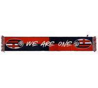 SCIARPA UFFICIALE BOLOGNA FC WE ARE ONE Rossoblu logo BFC 1909 modello jaquard