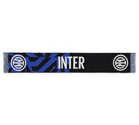 SCIARPA UFFICIALE INTER logo Scritta modello jaquard mediopesante INTER BLUNERA