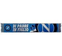 SCIARPA UFFICIALE NAPOLI DI PADRE IN FIGLIO modello jaquard mediopesante LOGO N
