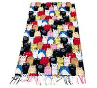 Sciarpa unisex gatti stola frange foulard scialle scaldacollo TOOCOOL EM-3579