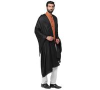 Sciarpa uomo grande semplice self design lana scialle pashmina stola collo av...