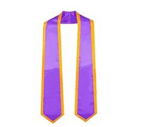 Sciarpa Uomo Invernale Elegante, Sciarpa a Nastro per L'Ultimo Anno, Sciarpa Casual Tinta Unita, Cintura (Purple, One Size)