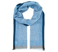 Sciarpa Uomo Lindenmann, Tessuta 100% Cotone, Blu