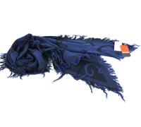 Sciarpa Uomo Pierre Cardin Loggata Jacquard Obliqua 3625 Navy Made In Italy