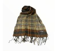 Sciarpa Uomo Pierre Cardin Pashmina Stropicciata Jc3399 Castoro Made In Italy