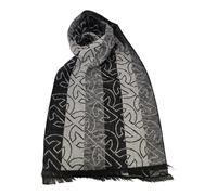 Sciarpa Uomo Ragazzo Enrico Coveri Stola Pashmina Coprispalle Sfrangiata 180x30