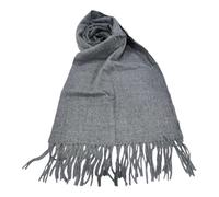 Sciarpa Uomo Ragazzo Lumberjack Coprispalle Pashmina Calda Con Frange 170x34