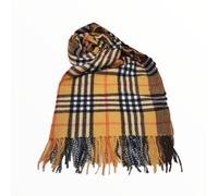 Sciarpa Uomo Ragazzo Pashmina Stola Con Frange Disegno Scozzese 180x65 R Roncato