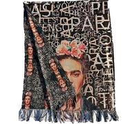 Sciarpa viscosa doppia stampa Frida Kahlo Khalo regalo donna arte moda stola foulard