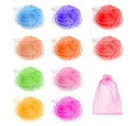 Sciarpe da Ballo 10PCS e 1 Borsa portaoggetti, Sciarpa da Giocoleria per Bambini, Sciarpa da Giocoleria Quadrata Multicolore, 60 x 60 cm, per l'abbinamento di Costumi per spettacoli teatrali