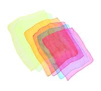 Sciarpe da giocoleria da 12 pezzi Sciarpe da performance di danza Sciarpe da