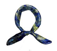 Sciarpe in 100% seta di gelso da donna, sciarpa leggera per capelli in raso, piccola sciarpa per capelli di seta per dormire, 53,3 x 53,3 cm, Small