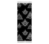 Sciarpe oversize invernali con nappe da donna avvolge massoneria massoneria occhio logo nero feste da sera scialle da sposa leggero elegante involucro