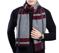 Sciarpe per il freddo, sciarpa spessa in cashmere da uomo, sciarpa calda e morbida in lana per l'inverno e l'autunno, morbida e calda.