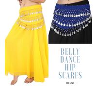 Sciarpe per monete egiziane danza del ventre anca cintura per bambini monete ...