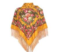 Sciarpe quadrate russe da donna Tradizione musulmana Hijab sciarpa foulard scialle avvolge ucraino copricapo fascia panno