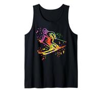 Sciatore Alpino Sport Invernali Sci Nordico Canotta