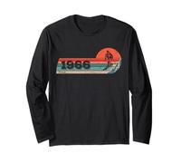 Sciatori Compleanno Nata nel 1966 Skiing Sci sciatore Maglia a Manica