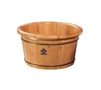 SCIAZA Vasca per Piedi in Legno per Uso Domestico, pediluvio, barilotto per pediluvio Alto 20 cm, Secchio per Massaggio ai Piedi Rilassante per i Piedi, barile per Il Lavaggio dei Piedi per alleviare