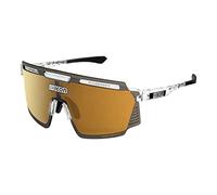 SCICON Sport Aerowatt Occhiali da sole sportivi (Crystal Gloss/Multimirror Bronze)
