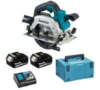 Makita Sega circolare a batteria 57mm 18V/5,0 Ah, 2 batterie + caricabatterie in MAKPAC DHS660RTJ Quantità:1