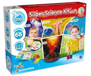 Science 4 You Super Scienza Kit 6-in-1 Giocattolo Scienza Educativo Giocattolo STEM