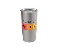Science Bruh Divertente tavola periodica degli elementi Scienza Bicchiere termico in acciaio inox doppia parete