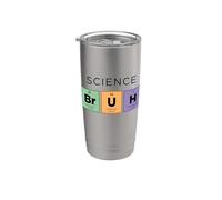 Science Bruh Divertente tavola periodica degli elementi Scienza Bicchiere termico in acciaio inox doppia parete