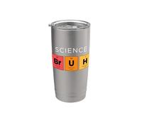 Science Bruh Divertente tavola periodica degli elementi Scienza Bicchiere termico in acciaio inox doppia parete