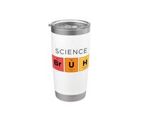 Science Bruh Divertente tavola periodica degli elementi Scienza Bicchiere termico in acciaio inox doppia parete