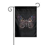 Science Butterfly - Bandiera decorativa per esterni, da appendere al giardino, piccola bandiera da giardino, bandiera invernale natalizia per esterni, 30,5 x 45,7 cm