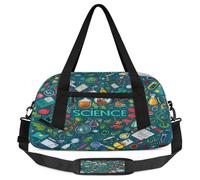 Science Chemistry - Borsone da viaggio per bambini, per ragazzi e ragazze, a tema educativo, per sport, palestra, viaggi, ginnastica, danza, danza, Multicolore