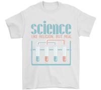 Science Come Religione Atei Atheismo Evoluzione Maglietta Uomo 100% Cotone