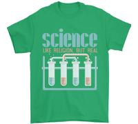 Science Come Religione Atei Atheismo Evoluzione Maglietta Uomo 100% Cotone